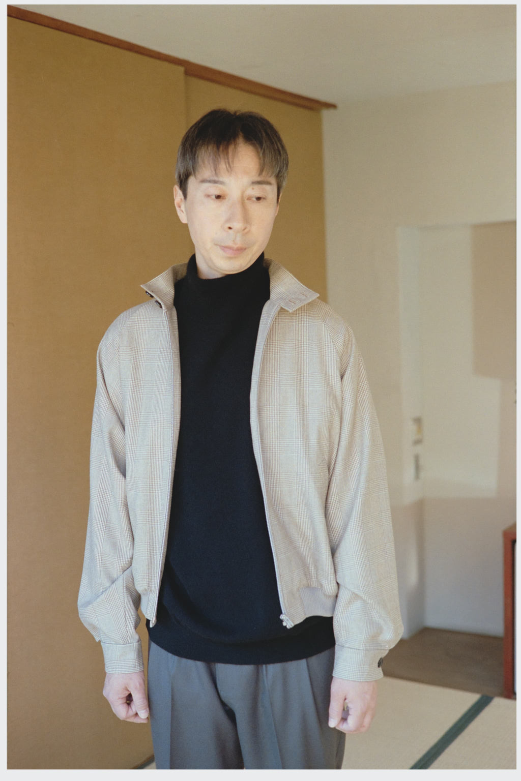 ジャケット・アウター FUJI RAGLAN CHECKED BLOUSON RAGLAN CHECKED BLOUSON – FUJI