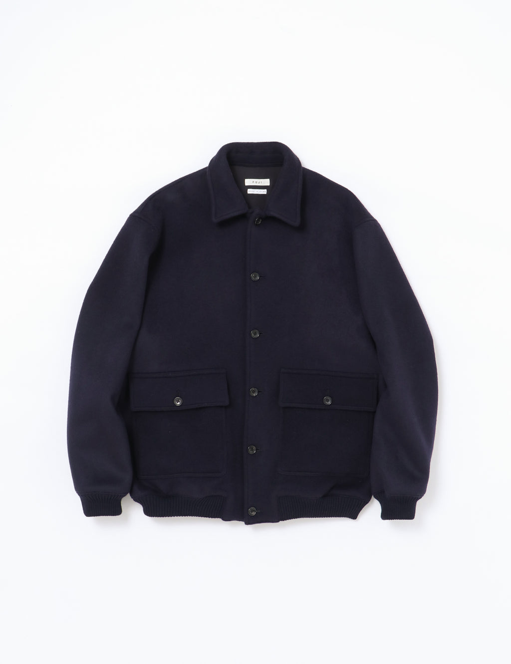 WOOL MELTON BASIC BLOUSON – FUJI