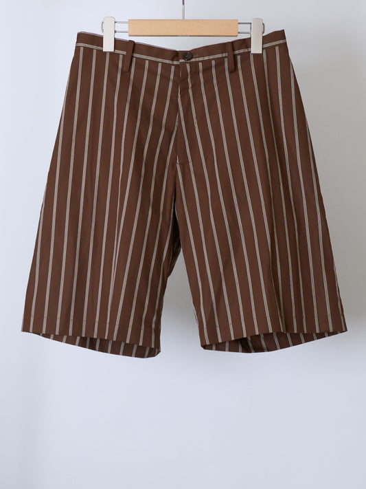 COTTON STRIPE SHORTS