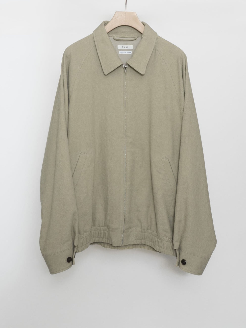 COTTON SILK RAGLAN BLOUSON