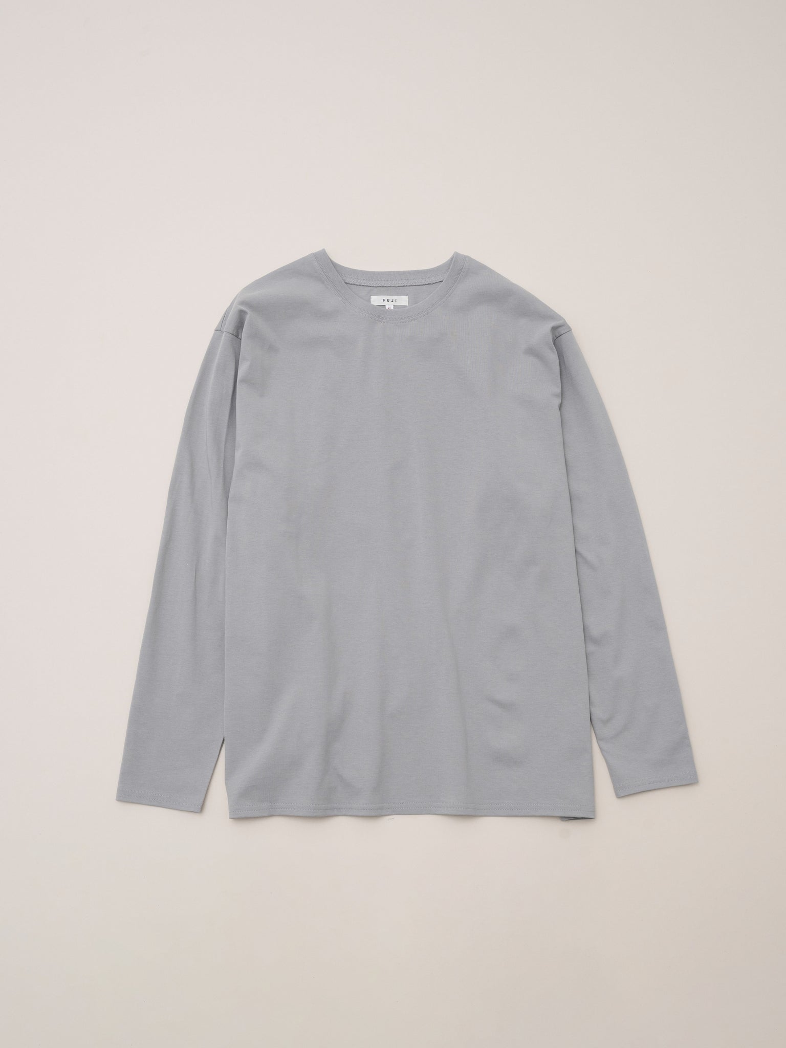 Pure Cotton L/S Zen T-Shirts / smoke