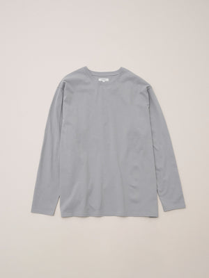 Pure Cotton L/S Zen T-Shirts / smoke