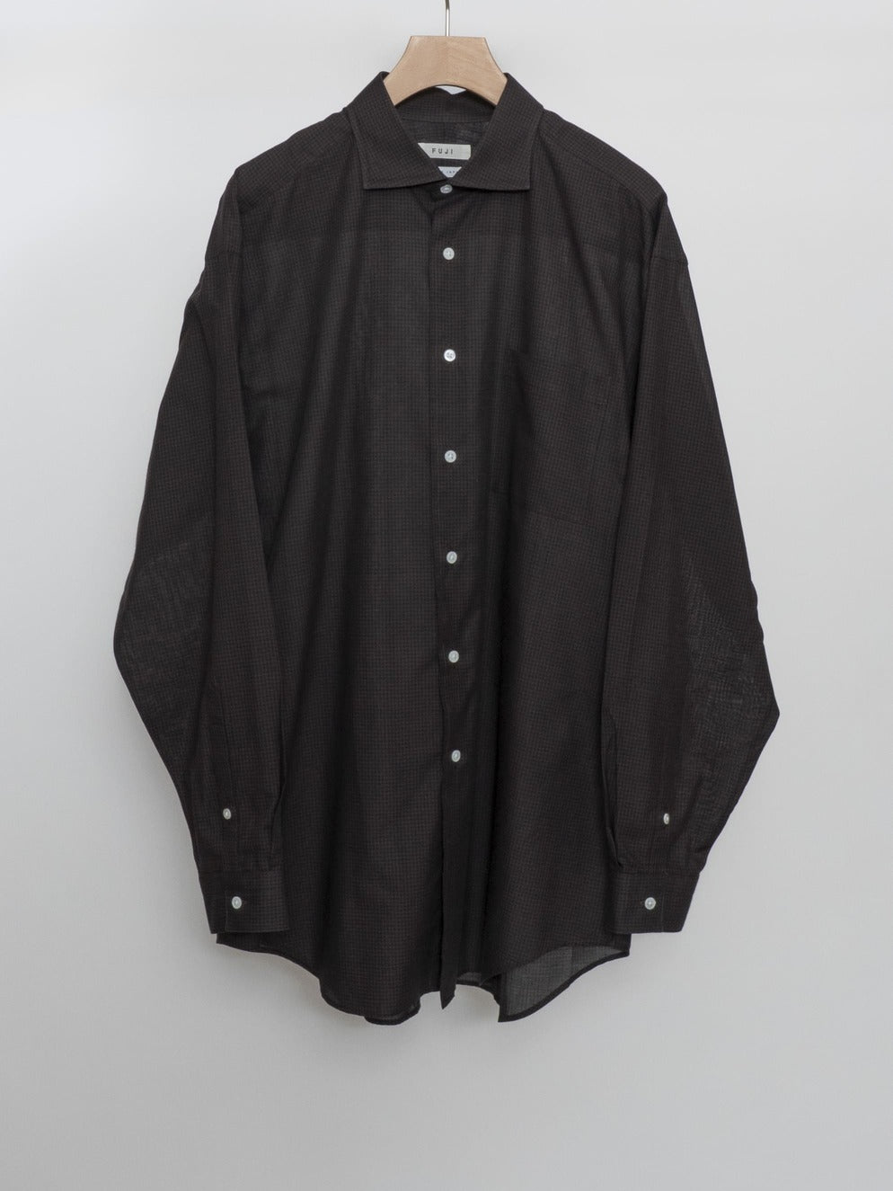 COTTON SILK CHECK SHIRT