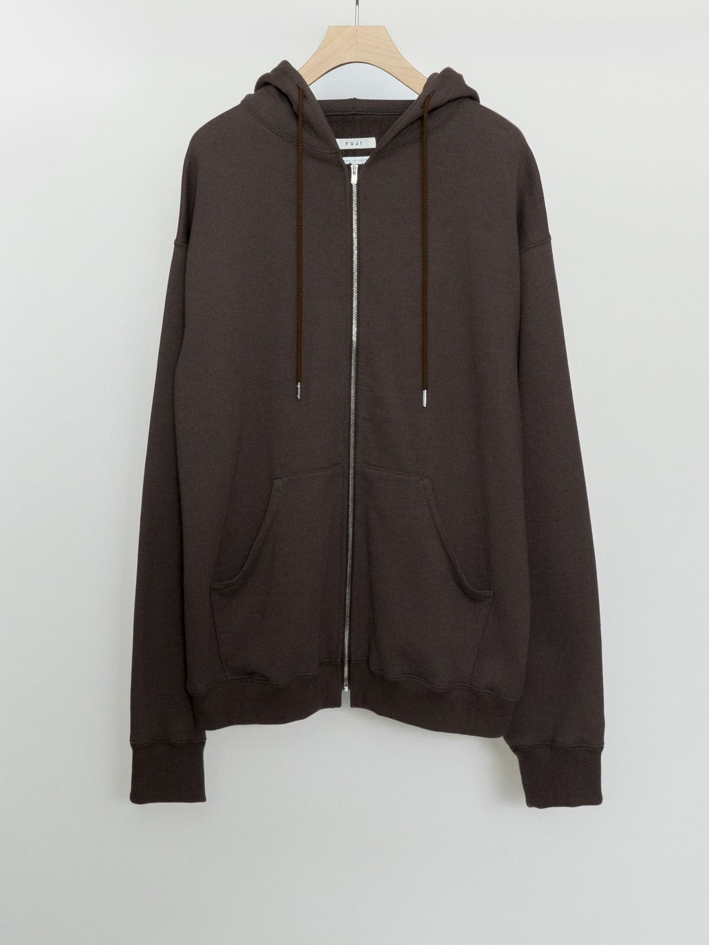 COTTON ZIP UP HOODIE