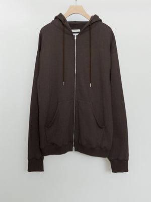 COTTON ZIP UP HOODIE