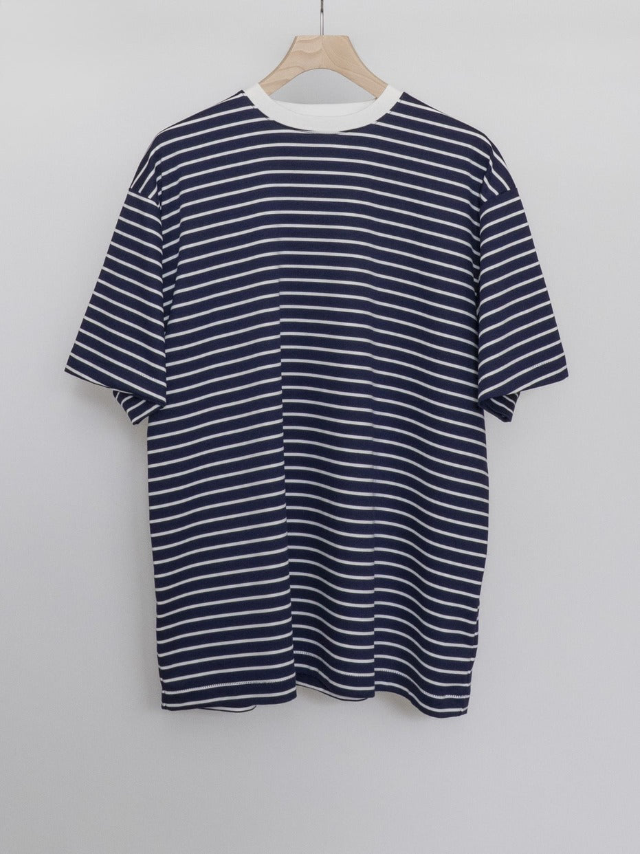 SUPIMA COTTON BORDER S/S T-SHIRT