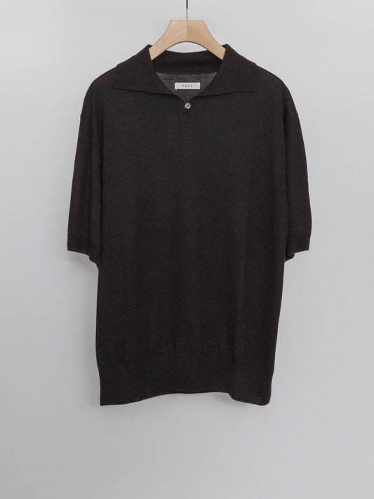 SILK CASHMERE S/S SKIPPER POLO