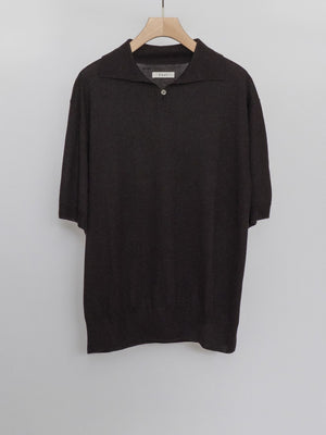 SILK CASHMERE S/S SKIPPER POLO