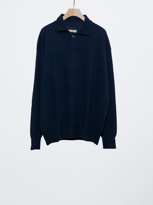 CASHMERE KNIT POLO