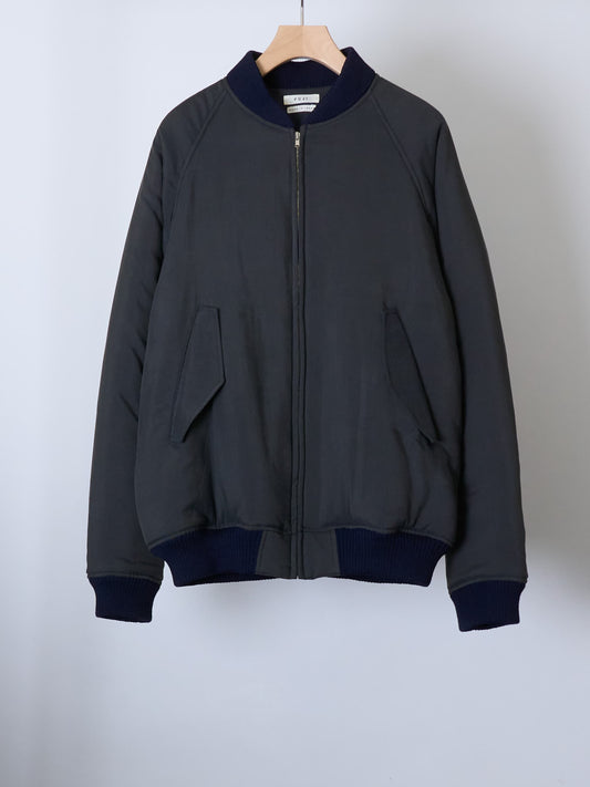 SILK POLYESTER PADDED BLOUSON