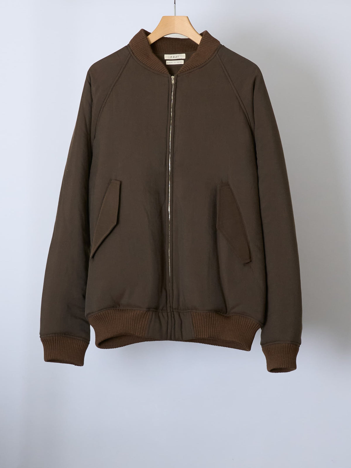 SILK POLYESTER PADDED BLOUSON