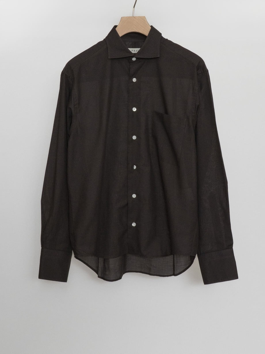 COTTON SILK CHECK SHIRT