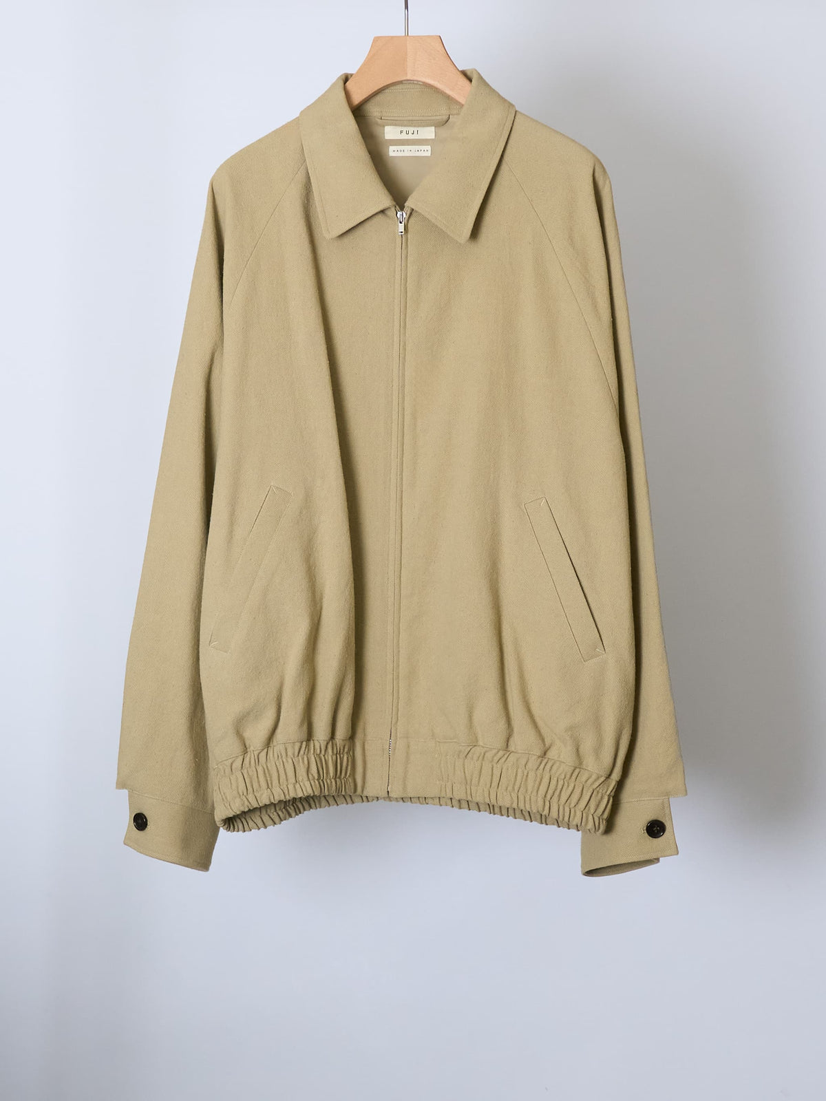 COTTON SILK RAGLAN BLOUSON