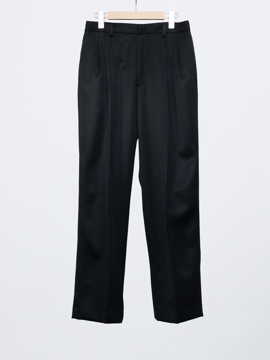WOOL TWO TUCK SLACKS