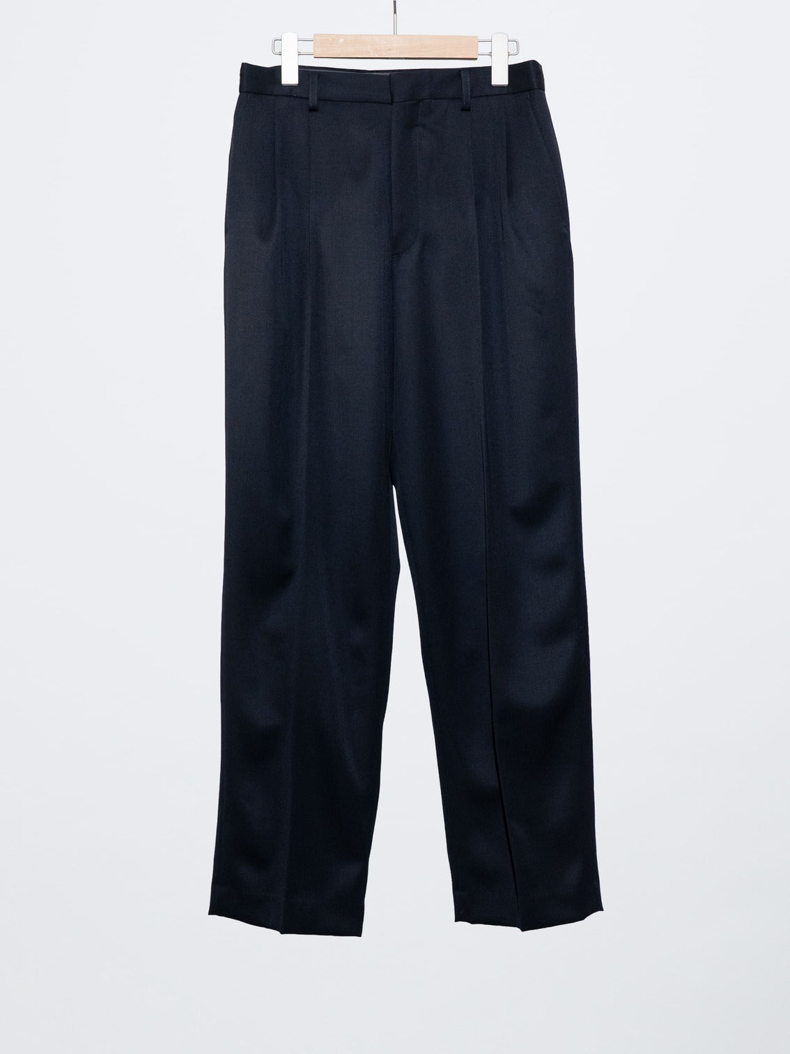 WOOL TWO TUCK SLACKS