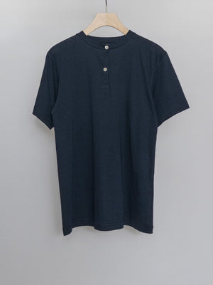 COTTON HENRY NECK S/S T-SHIRTS