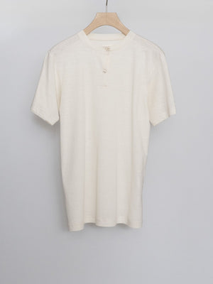 COTTON HENRY NECK S/S T-SHIRTS