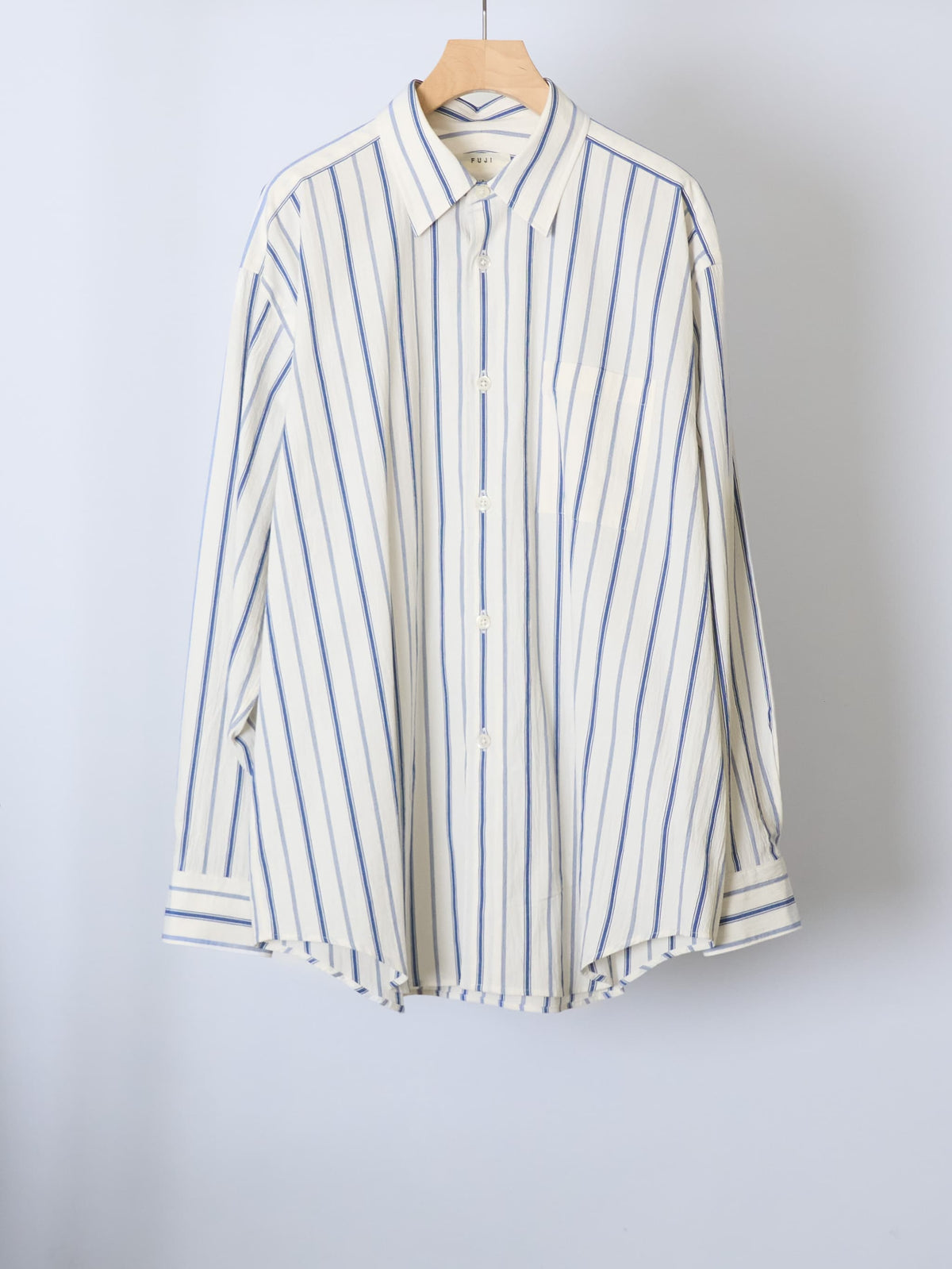 COTTON BLUE STRIPE SHIRT