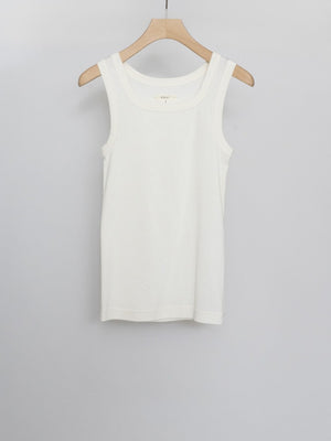 COTTON SQUARE TANK TOP