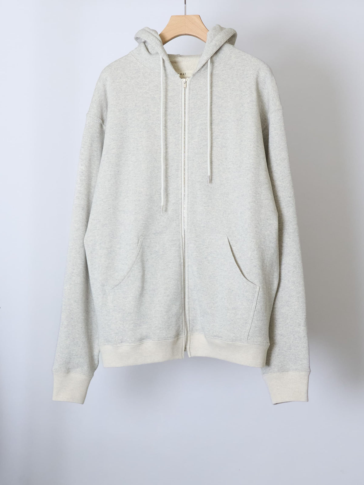 COTTON ZIP UP HOODIE