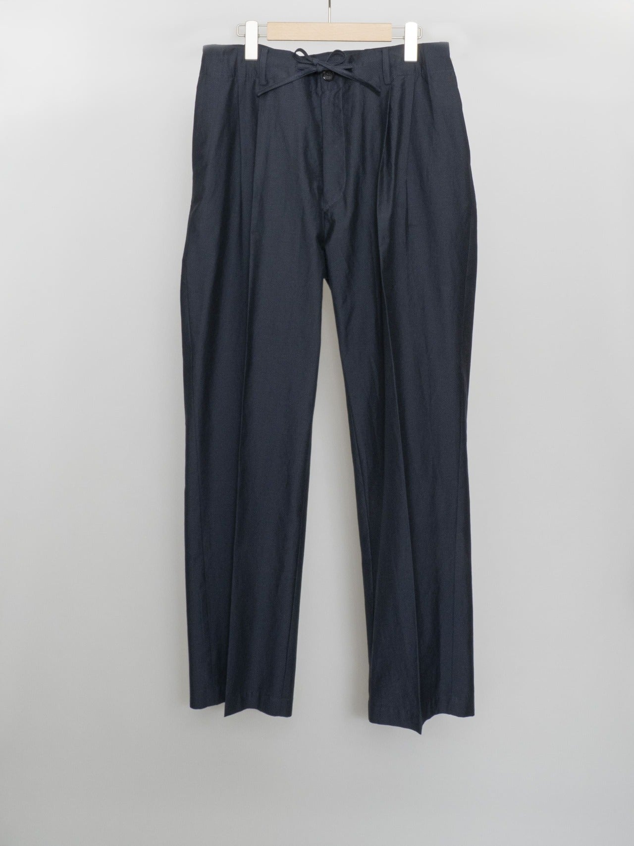 COTTON SILK BELTLESS PANTS