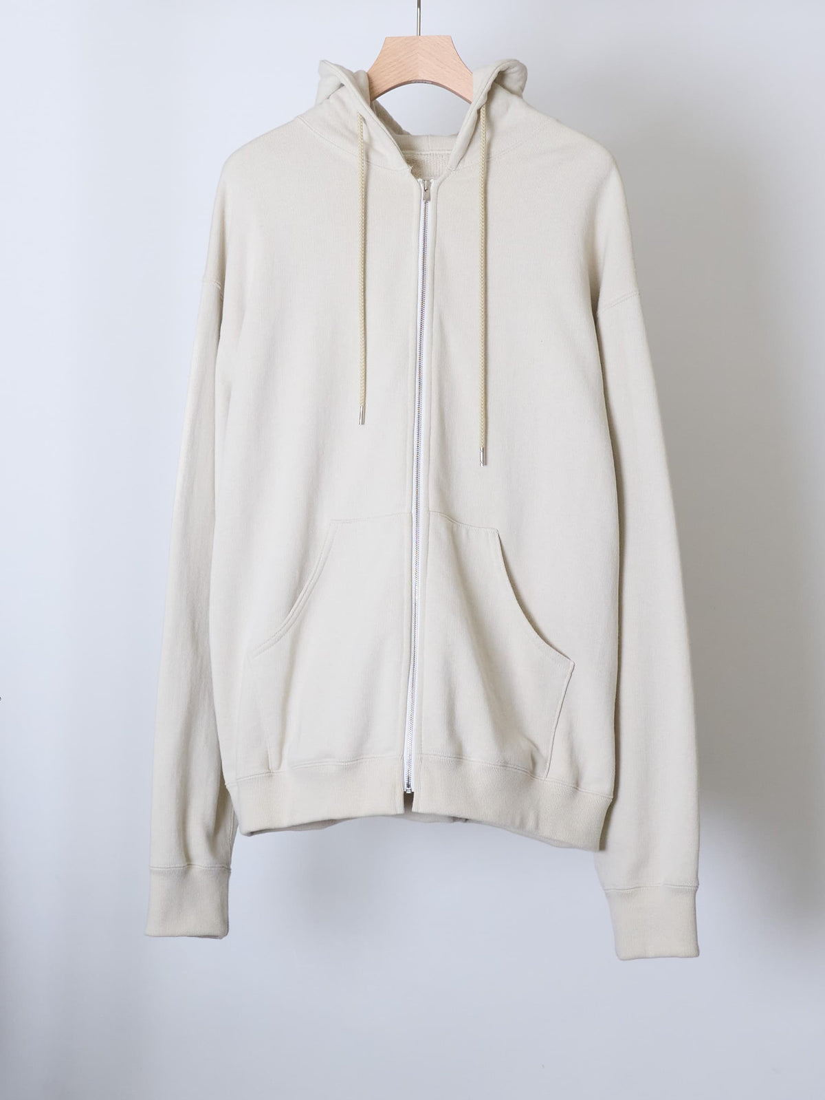 COTTON ZIP UP HOODIE