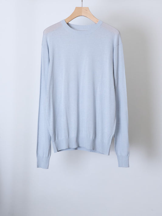 SILK CREW NECK KNIT