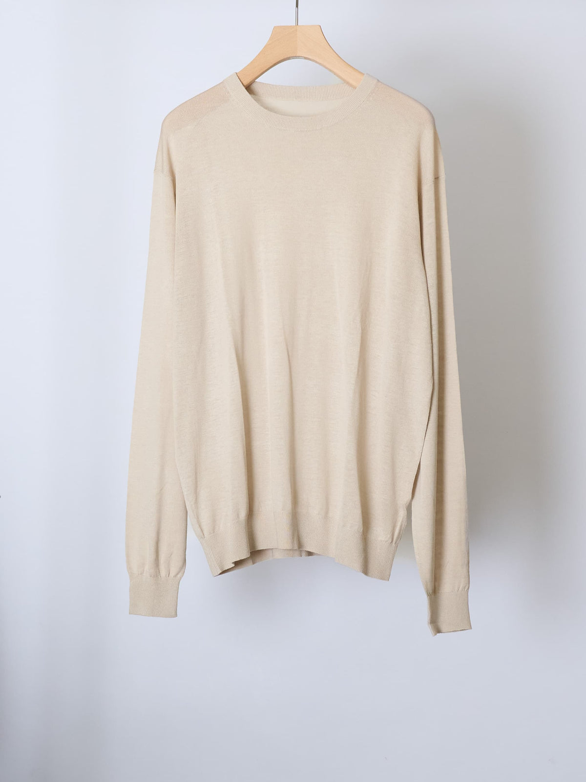 SILK CREW NECK KNIT