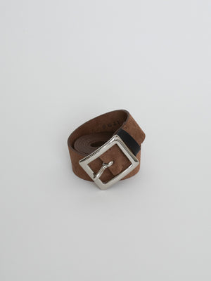 SUEDE NARROW BELT
