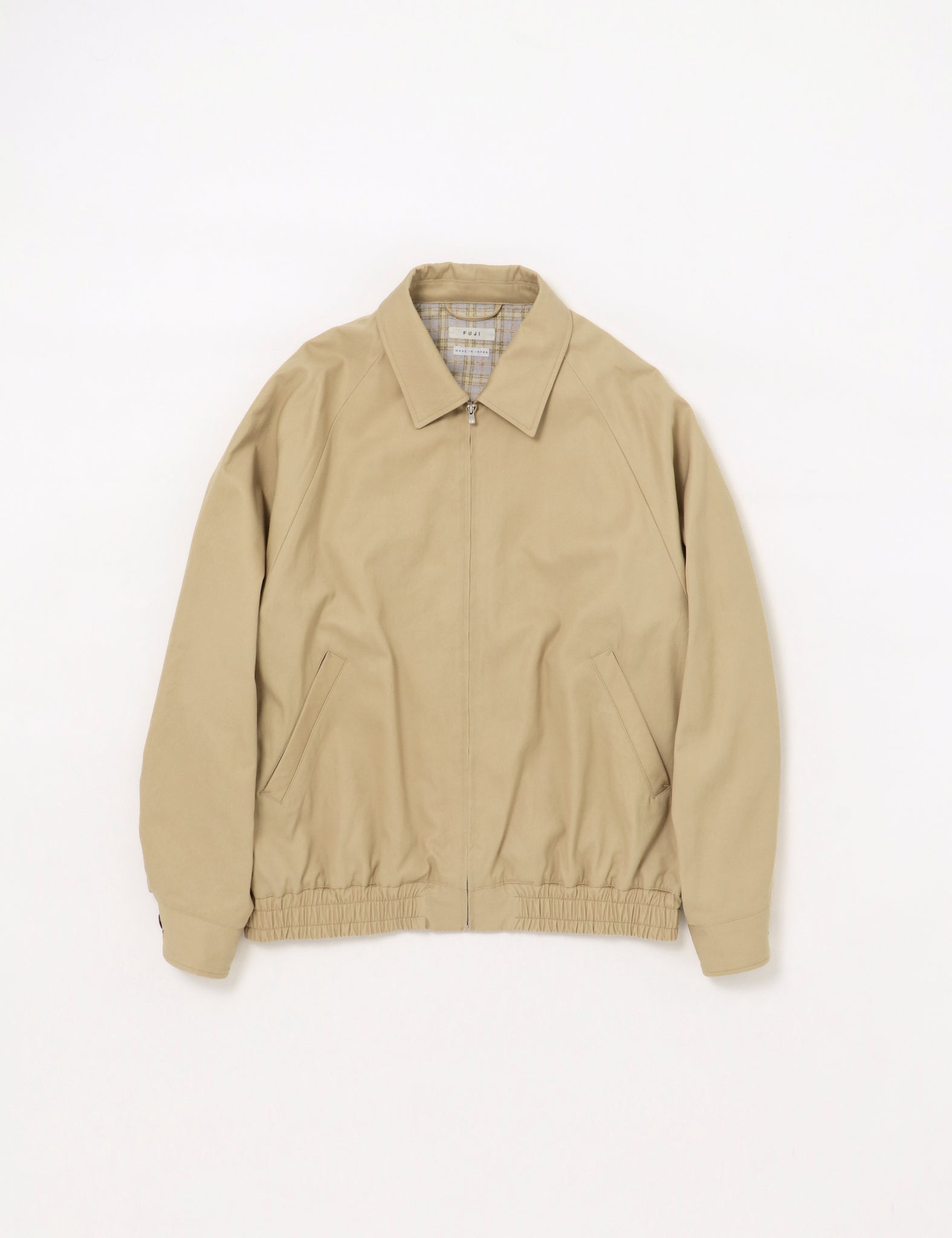 COTTON GABARDINE RAGRAN BLOUSON