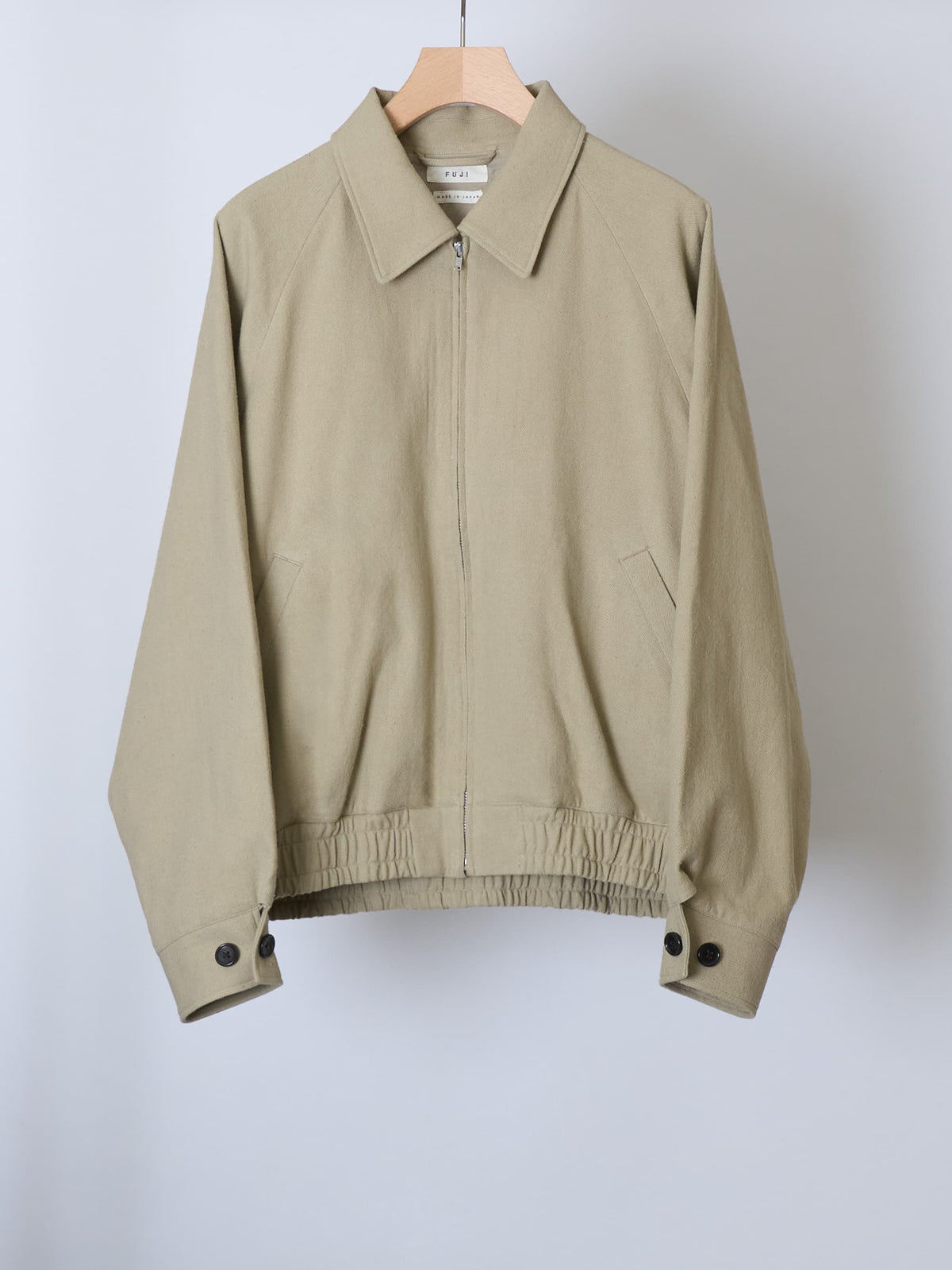 COTTON SILK RAGLAN BLOUSON