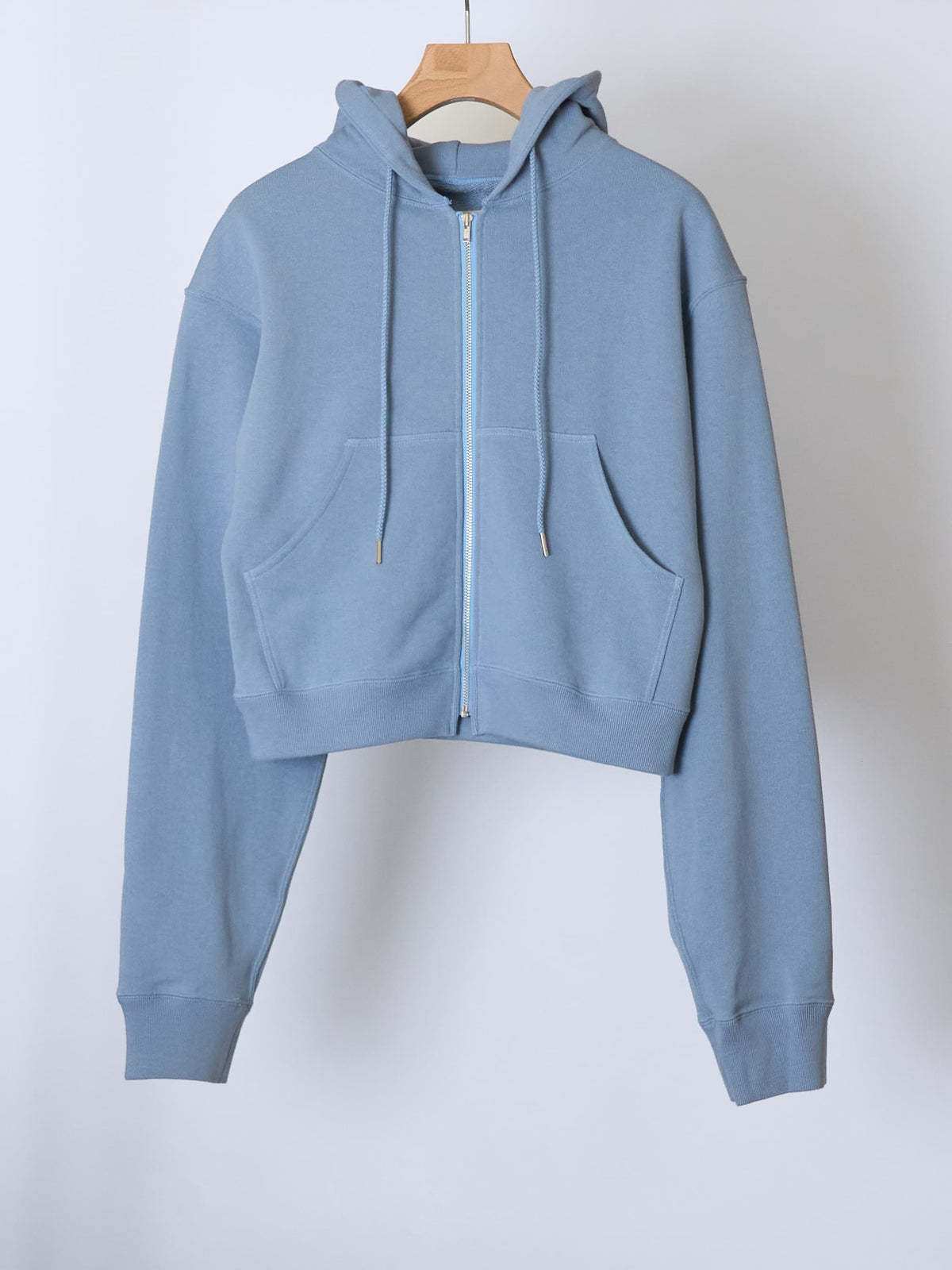 COTTON ZIP UP HOODIE