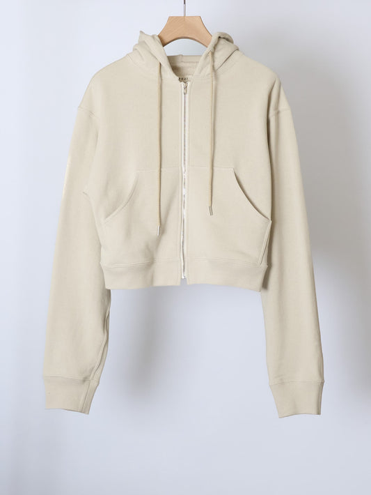 COTTON ZIP UP HOODIE