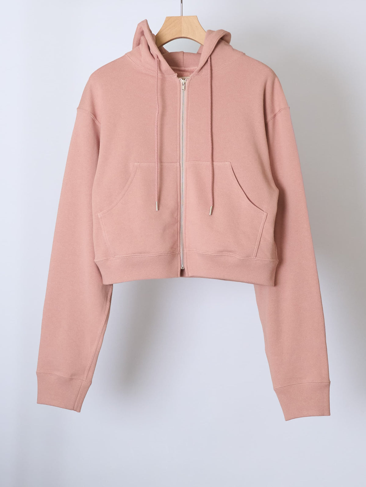COTTON ZIP UP HOODIE