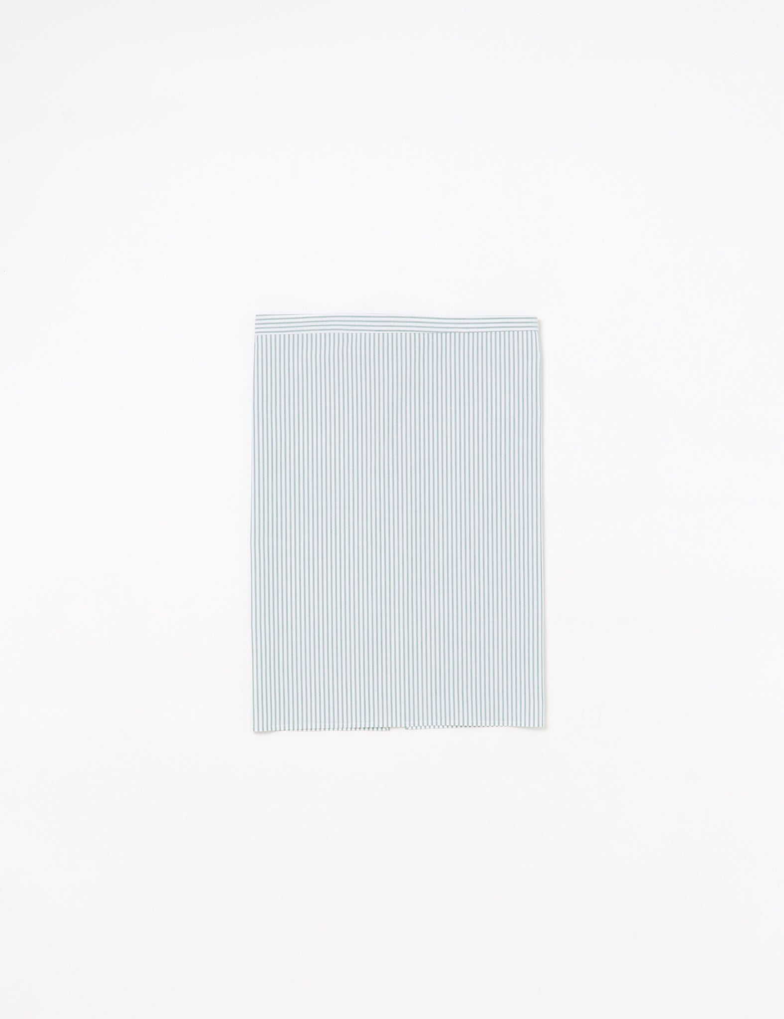 OXFORD COTTON STRIPE WRAP SKIRT