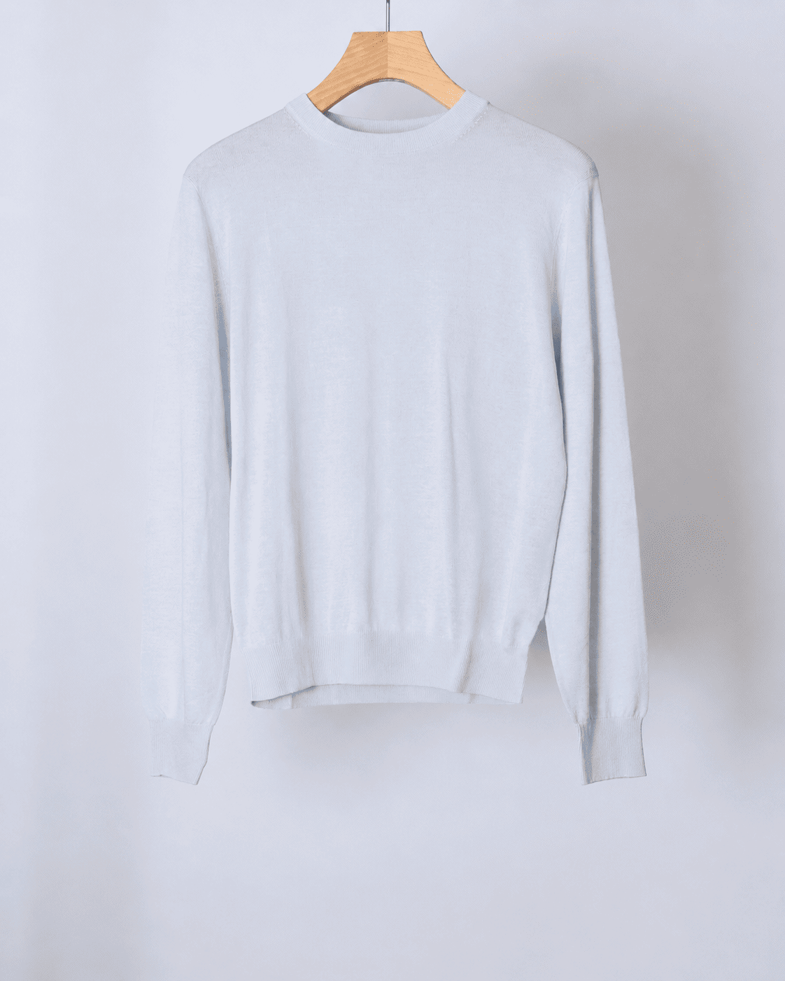 SILK CREW NECK KNIT