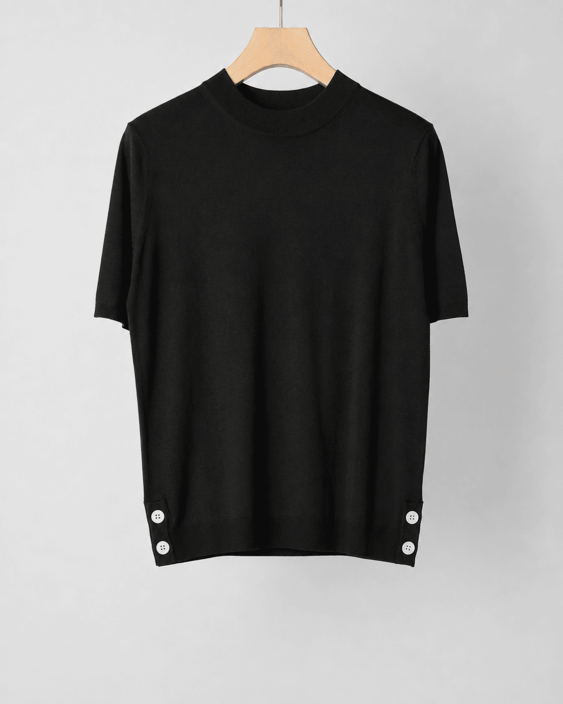 SILK S/S CREW NECK KNIT