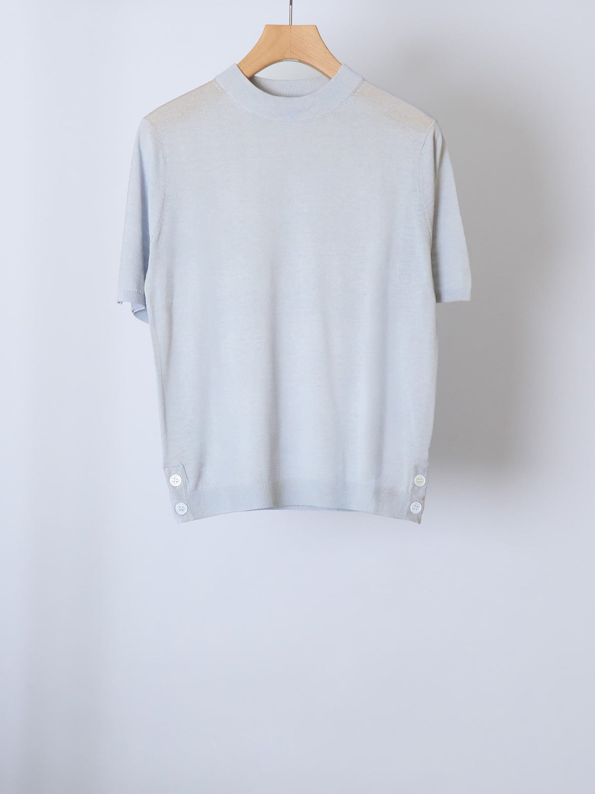 SILK S/S CREW NECK KNIT