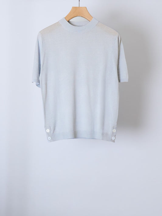 SILK S/S CREW NECK KNIT