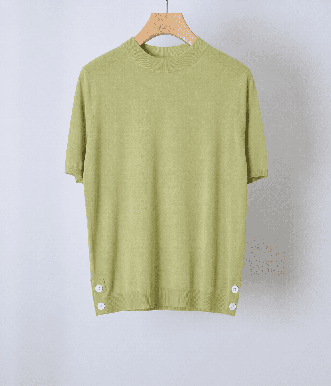 SILK S/S CREW NECK KNIT