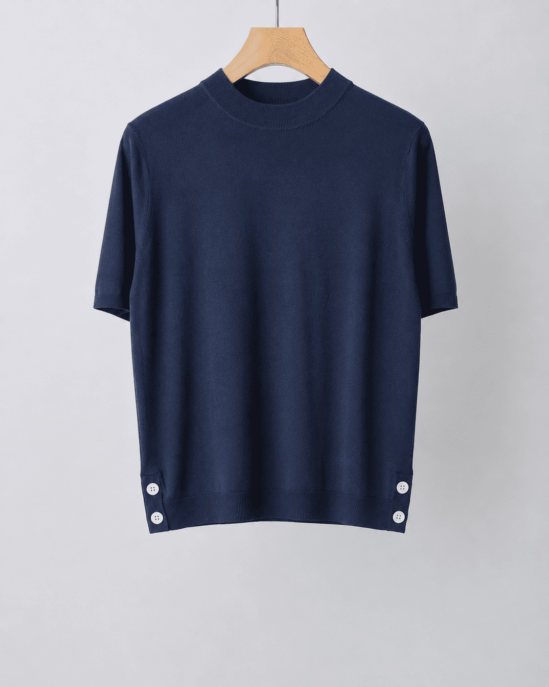 SILK S/S CREW NECK KNIT