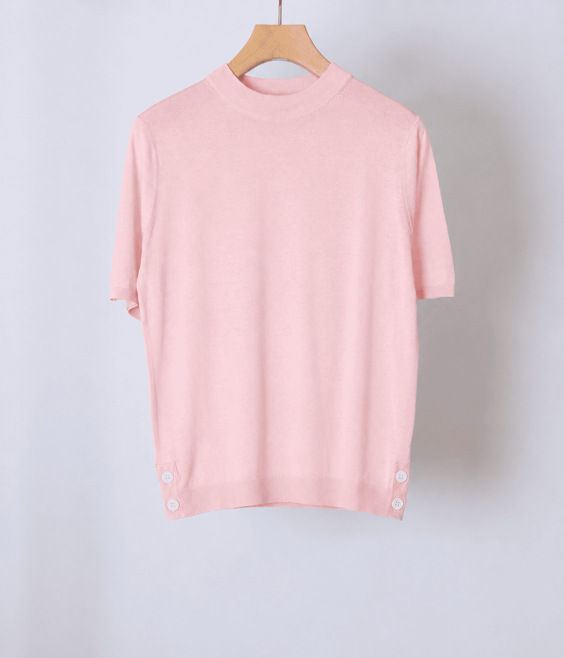 SILK S/S CREW NECK KNIT