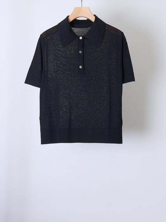 SILK S/S KNIT POLO