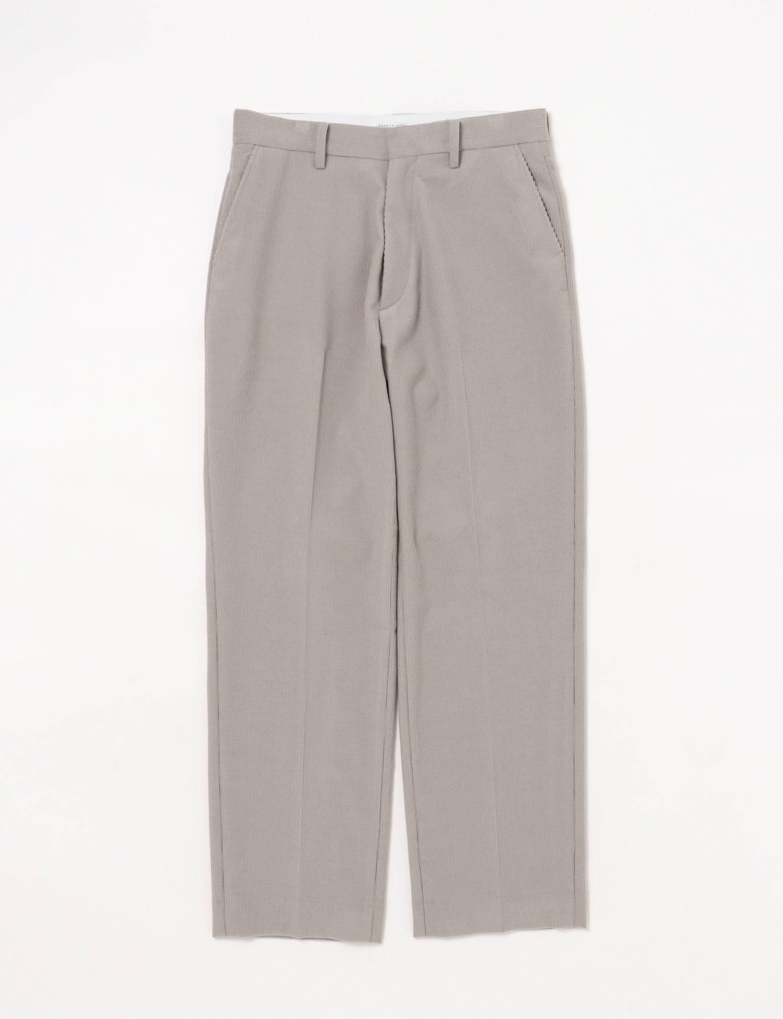 WOOL CASHMERE CORDUROY SLACKS
